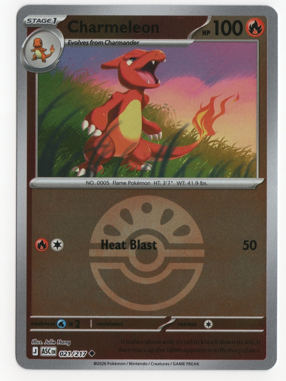 021 ASC | CHARMELEON POKEMON